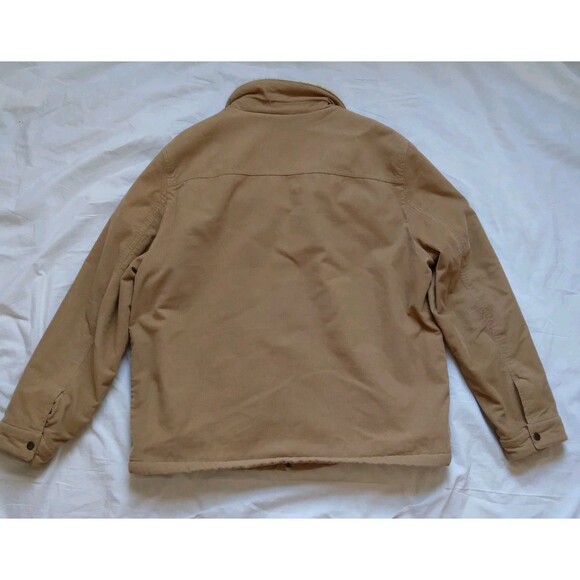 Levi’s Corduroy Trucker Jacket Tan Cotton Sherpa Fleece Lined 90s Y2K Men’s XL - Picture 12 of 16
